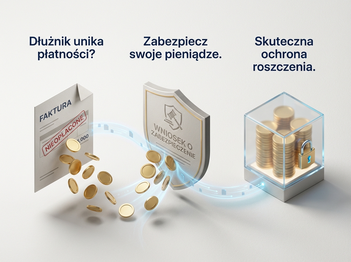 Infographie : Wniosek o zabezpieczenie roszczenia wzór - poradnik