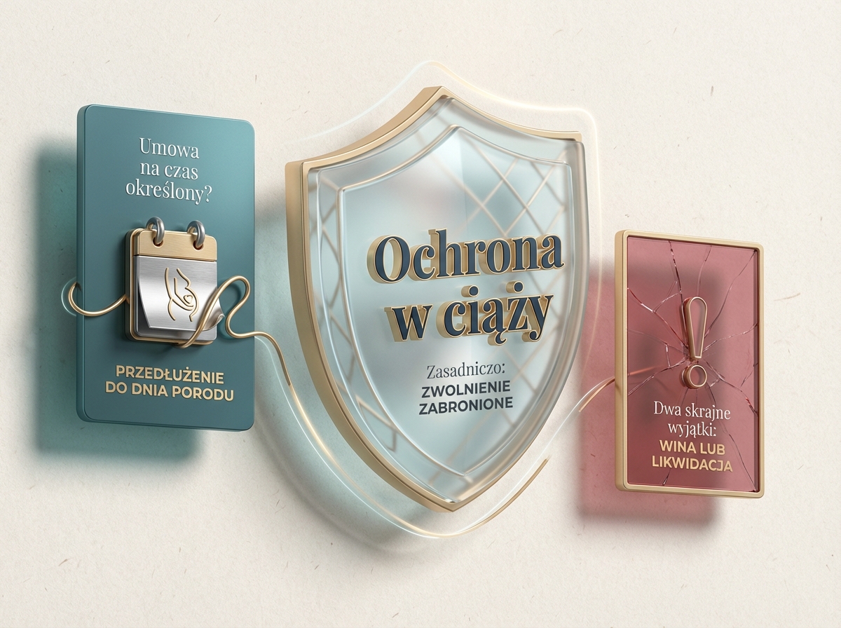 Infographie : Czy można zwolnić kobietę w ciąży? Prawo i wyjątki