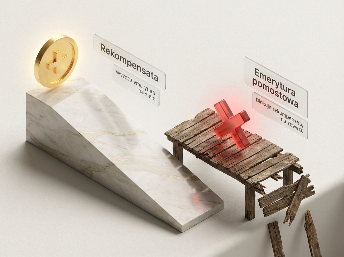 Infographie : Dodatek do emerytury za pracę w warunkach szkodliwych - ZUS